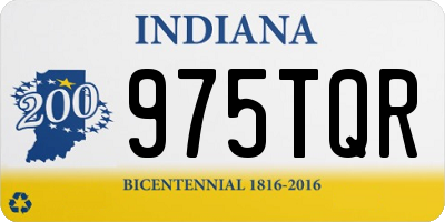IN license plate 975TQR