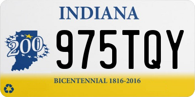 IN license plate 975TQY