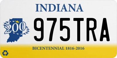 IN license plate 975TRA