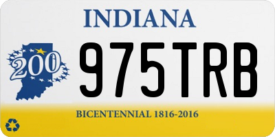 IN license plate 975TRB