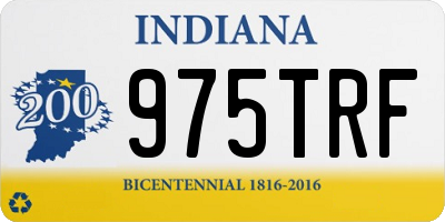 IN license plate 975TRF