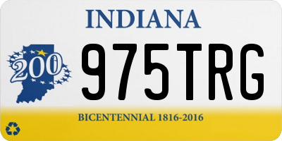 IN license plate 975TRG