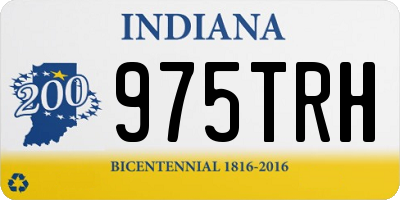IN license plate 975TRH