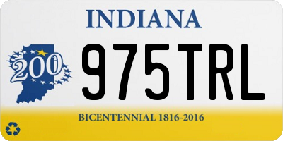 IN license plate 975TRL