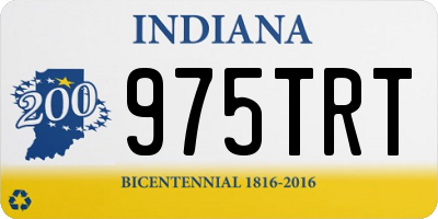 IN license plate 975TRT
