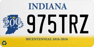 IN license plate 975TRZ