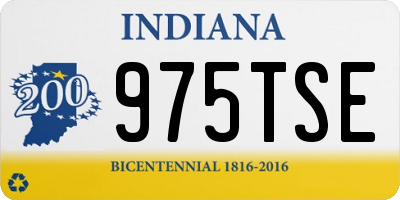 IN license plate 975TSE