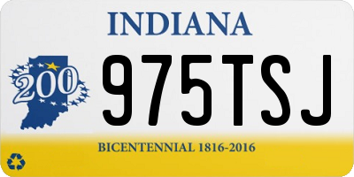 IN license plate 975TSJ