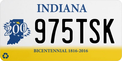 IN license plate 975TSK