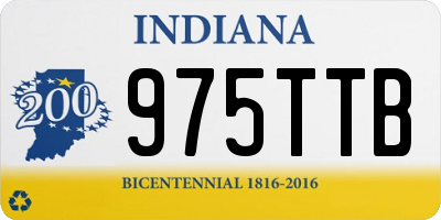 IN license plate 975TTB