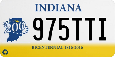 IN license plate 975TTI