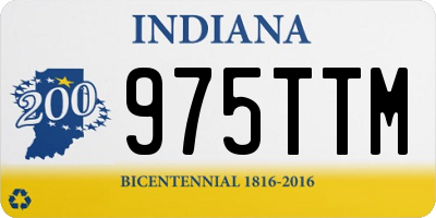 IN license plate 975TTM