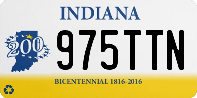 IN license plate 975TTN