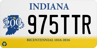 IN license plate 975TTR