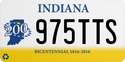 IN license plate 975TTS
