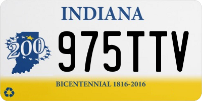IN license plate 975TTV