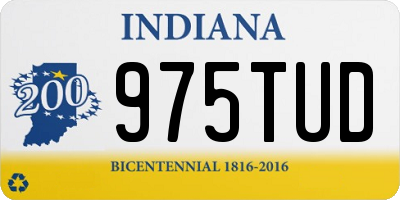 IN license plate 975TUD