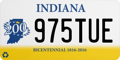 IN license plate 975TUE