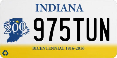 IN license plate 975TUN