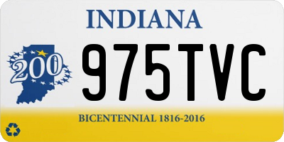 IN license plate 975TVC