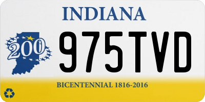IN license plate 975TVD