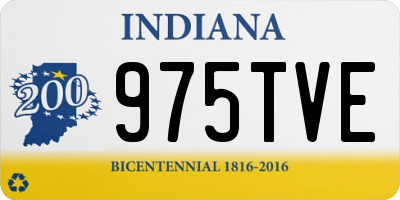 IN license plate 975TVE