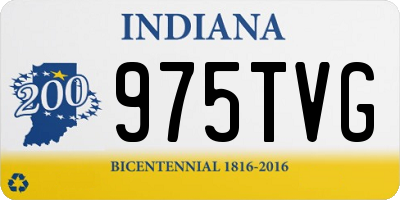 IN license plate 975TVG