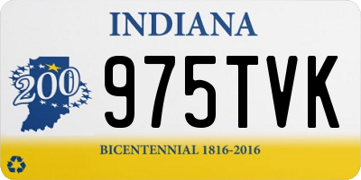 IN license plate 975TVK