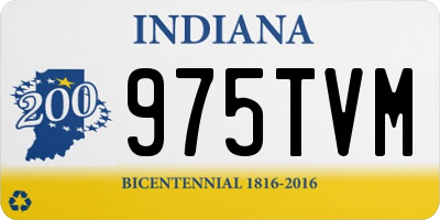 IN license plate 975TVM