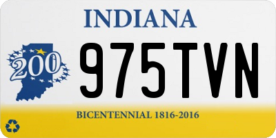 IN license plate 975TVN