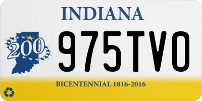 IN license plate 975TVO
