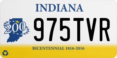 IN license plate 975TVR