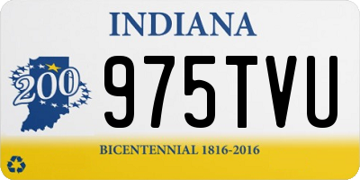 IN license plate 975TVU