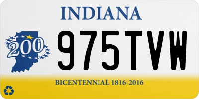 IN license plate 975TVW