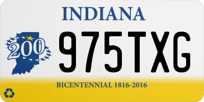 IN license plate 975TXG