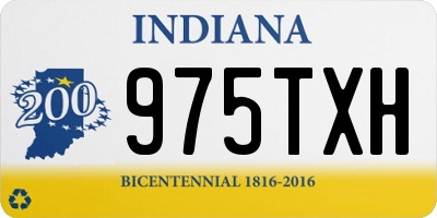 IN license plate 975TXH