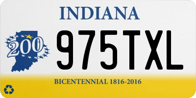 IN license plate 975TXL