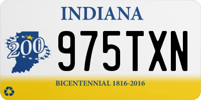 IN license plate 975TXN