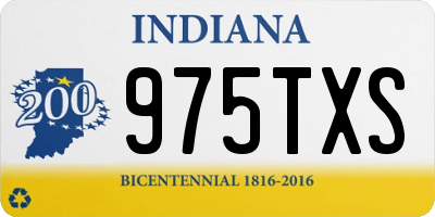 IN license plate 975TXS