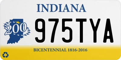IN license plate 975TYA