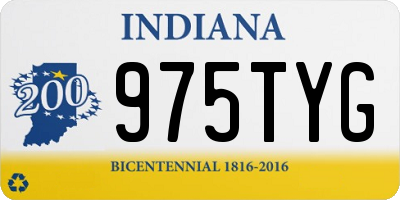 IN license plate 975TYG