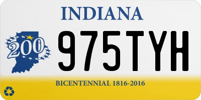 IN license plate 975TYH