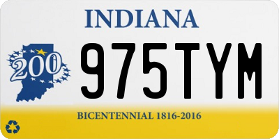 IN license plate 975TYM