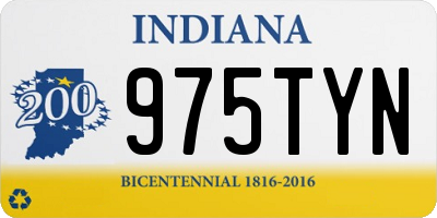 IN license plate 975TYN