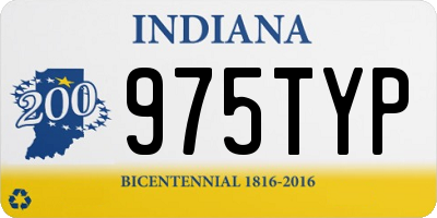 IN license plate 975TYP