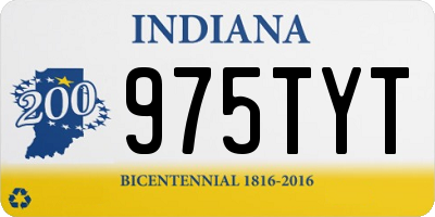IN license plate 975TYT