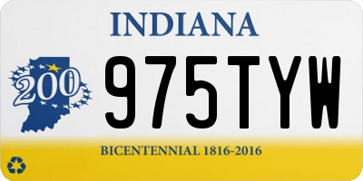 IN license plate 975TYW
