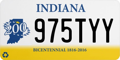 IN license plate 975TYY
