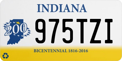 IN license plate 975TZI