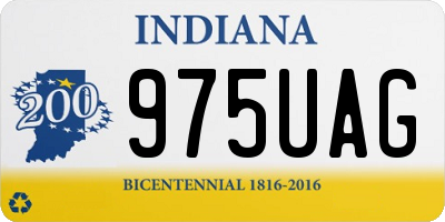 IN license plate 975UAG